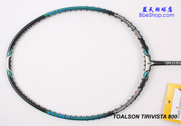 新品TRIVISTA 800(トライビスタ800) GOSEN Trivista 800羽毛球拍--蓝天羽毛球网--高胜BETV80AB35