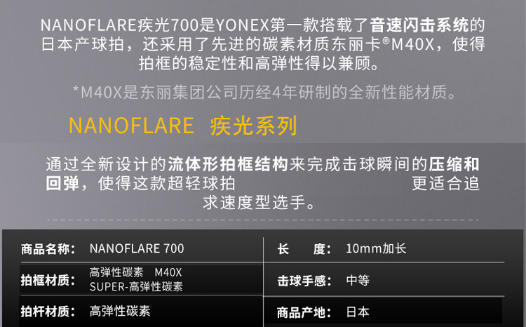 YONEX NANOFLARE700 700 ë