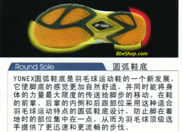 YONEX˹ëЬRound SoleԲЬ